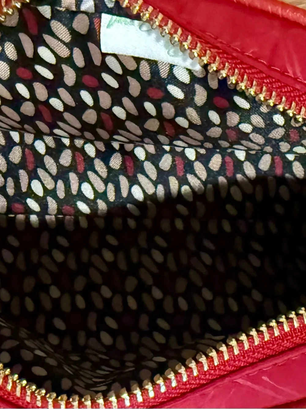 NEW Vera Bradley Preppy Poly Tango Red Cosmetic Pouch NWT